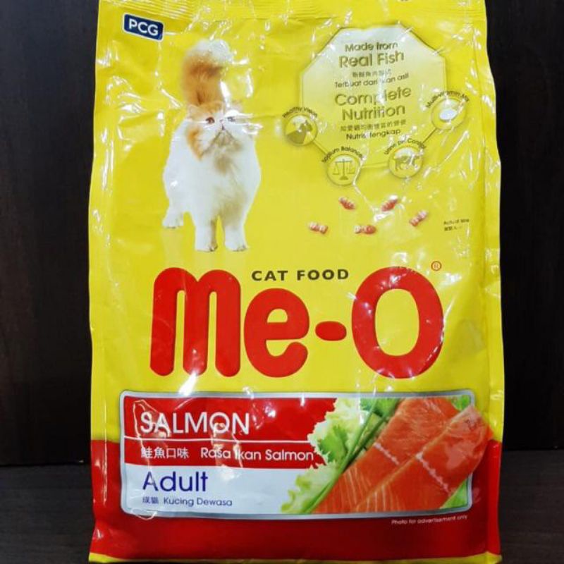 Me-o Dry Catfood Adult Salmon / Mackerel / beef /tuna - meo makanan kucing 1.2kg