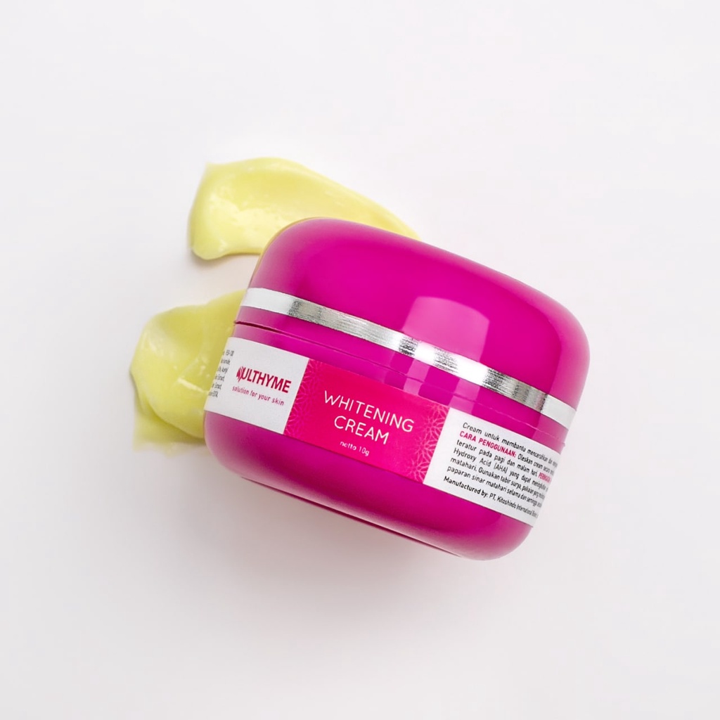 Ulthyme Skincare Whitening Cream Wajah Malam BPOM