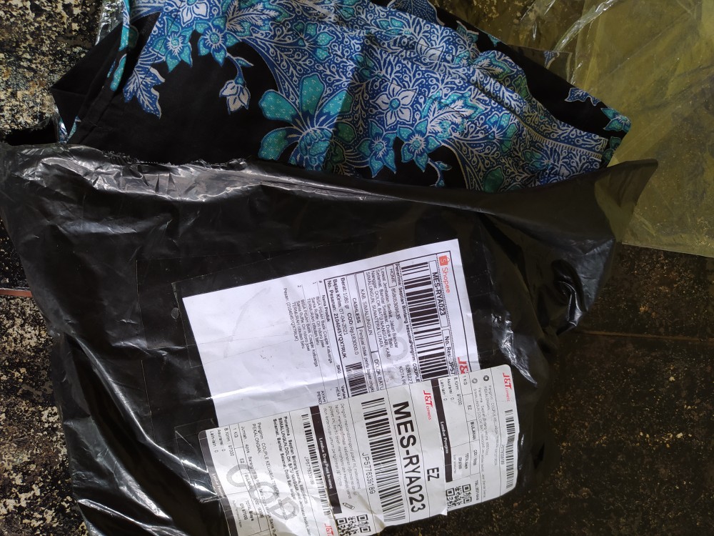 Strpe94033 Baju Batik Keluarga Batik Couple Keluarga Baju Batik Seragam Cibulan Biru