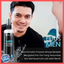 [ORI] Perawatan Wajah Pria Paket Hemat 3in1 Toner + Coffe Scrub + All in Cream For Men 100% BPOM Original