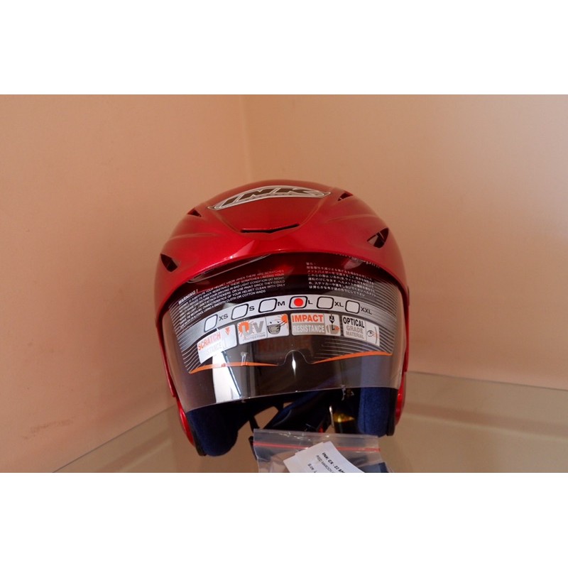 Helm Half Face INK CX22 Solid / Red Maroon / Merah Maroon
