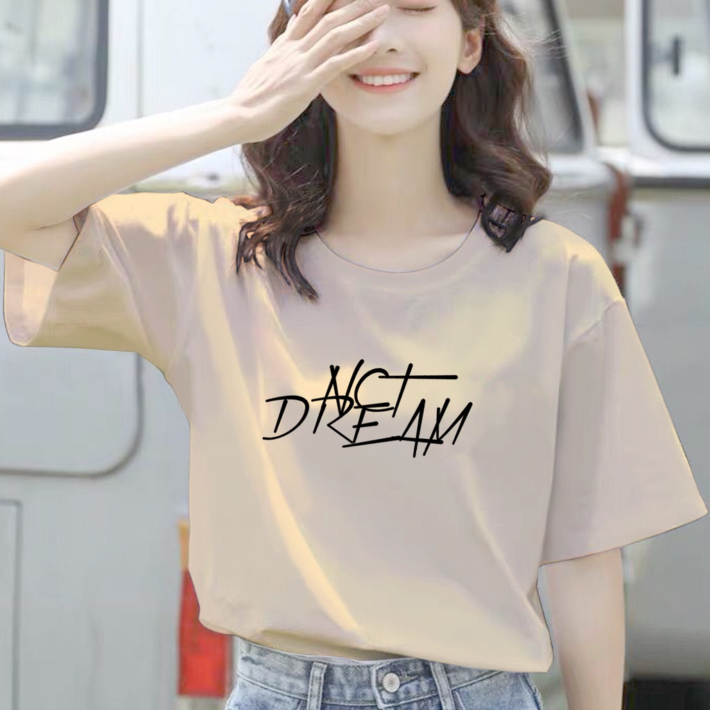 CALVIERO SHOP - BAJU KAOS ATASAN WANITA PRINT LOGO NCT ABS