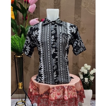 KEMEJA BATIK PRIA / KEMEJA MOTIF BATIK LENGAN PANJANG DAN LENGAN PENDEK MOTIF PAYA SILVER