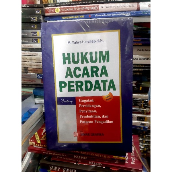 Buku HUKUM ACARA PERDATA ( YAHYA HARAHAP )