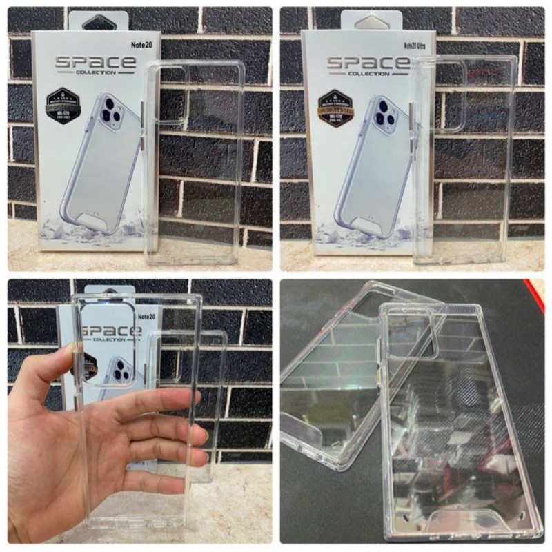 Military Case Space Samsung Galaxy Note 20 Ultra New Clear Casing Cover - UA