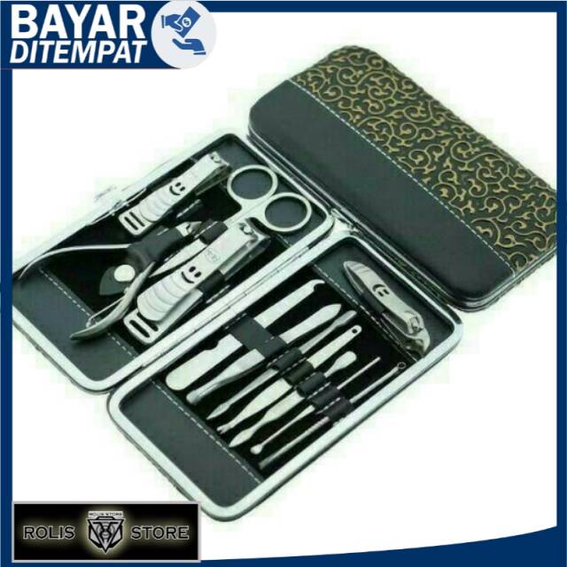 Manicure Set Isi 11 / Perawatan Kuku / pedicure