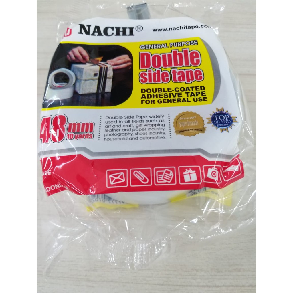 

DOUBLE TAPE NACHI 48MMX10Y/2 INCH 10010482 UKP