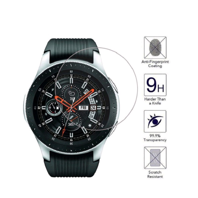 Tempered Glass Pelindung Layar Smartwatch Samsung Galaxy Watch 3 41mm 45mm Anti Gores