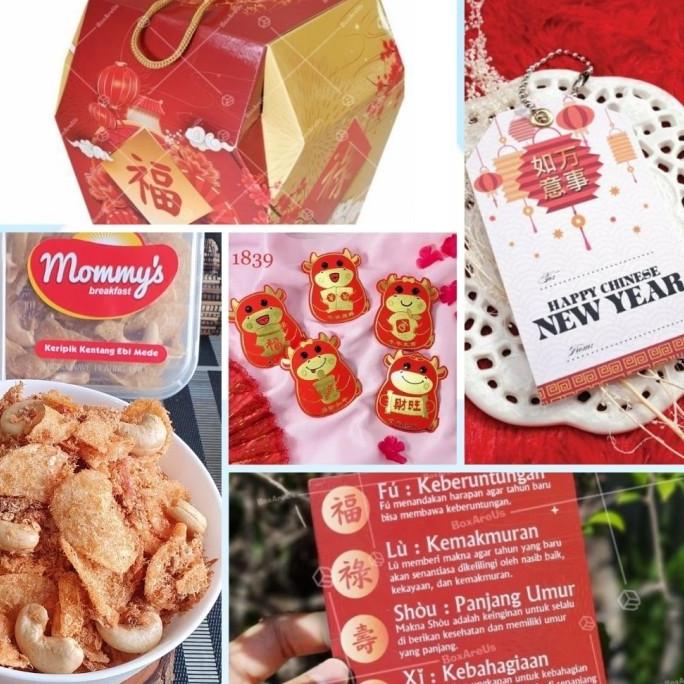 

BAYAR COD IMLEK Hampers Gift Set Mommys Keripik Kentang Ebi Mede Parcel CNY 2021 MURAH Kode 181