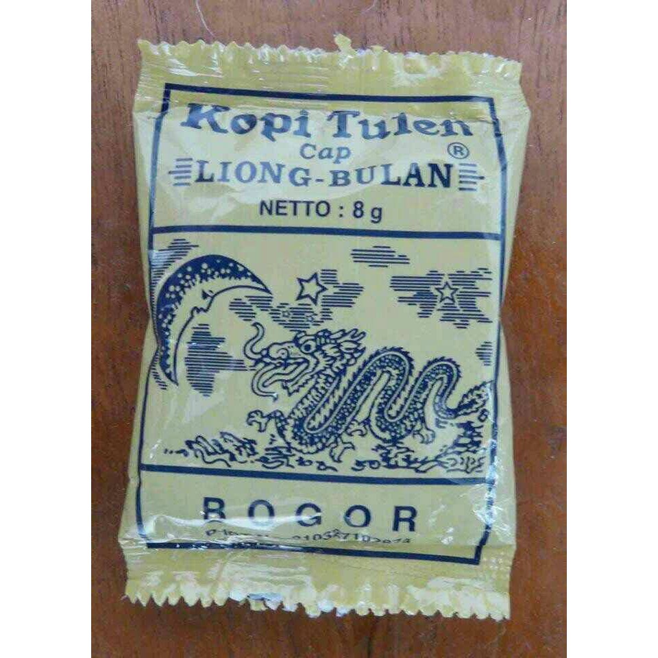 

Kopi Liong Bulan 8gr | Kopi Tanpa Gula | Kopi Khas Bogor