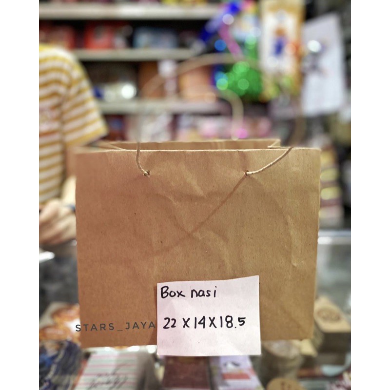 

Paper Bag Coklat Box Nasi Kecil