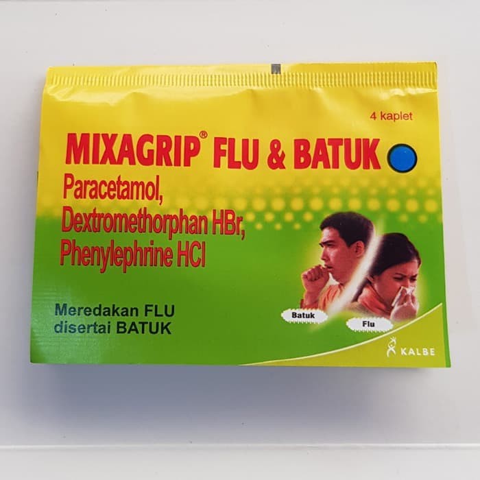Mixagrip Flu &amp; Batuk 1 Strip / 4 Tablet Kaplet