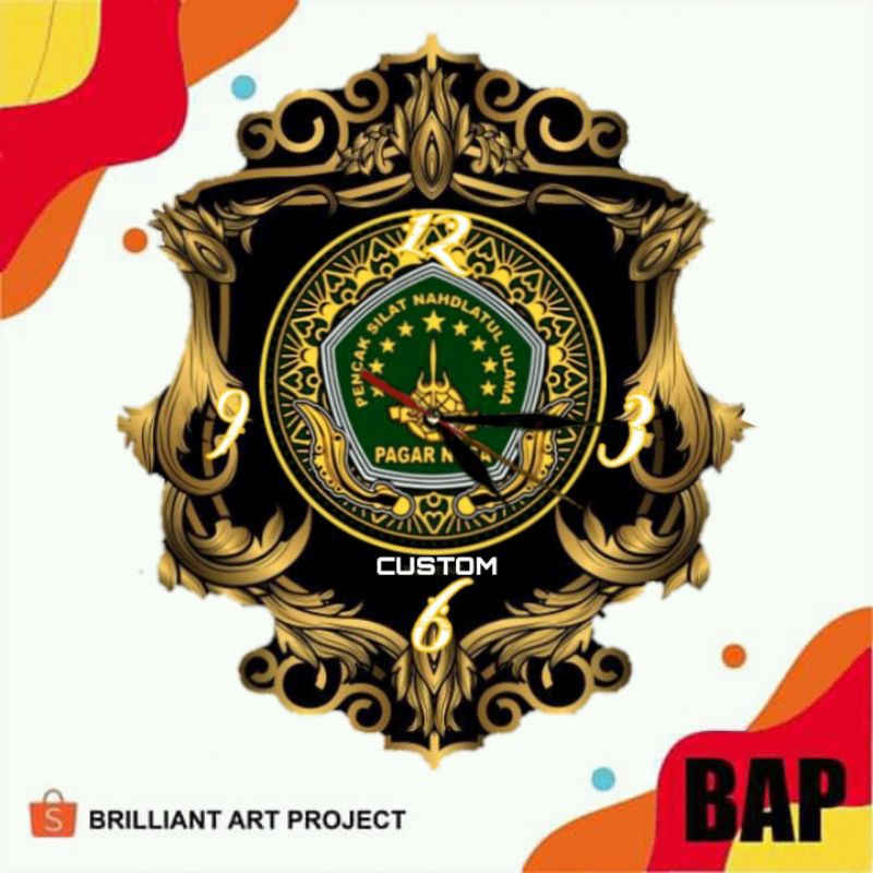 JAM DINDING PAGAR NUSA/JAM UKIR KAYU