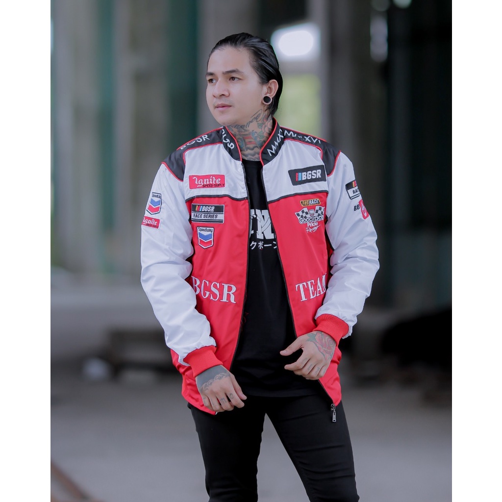 Jaket Bomber Nascar Jaket Speed Legend Racing Original BGSR