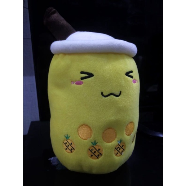 Boneka Boba Cangkir Milk Tea Tinggi 30cm Berlabel SNI