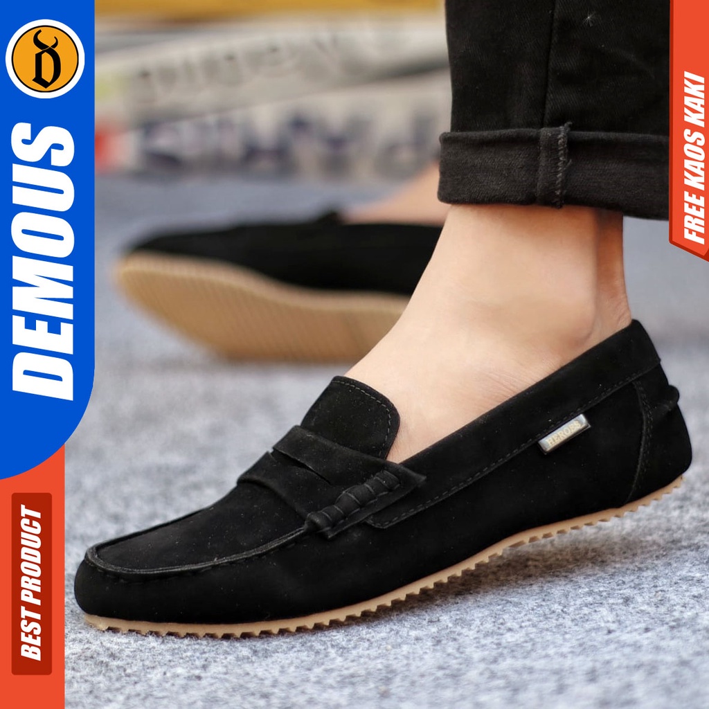 DEMOUS NOAH Sepatu Casual Slip On Pria