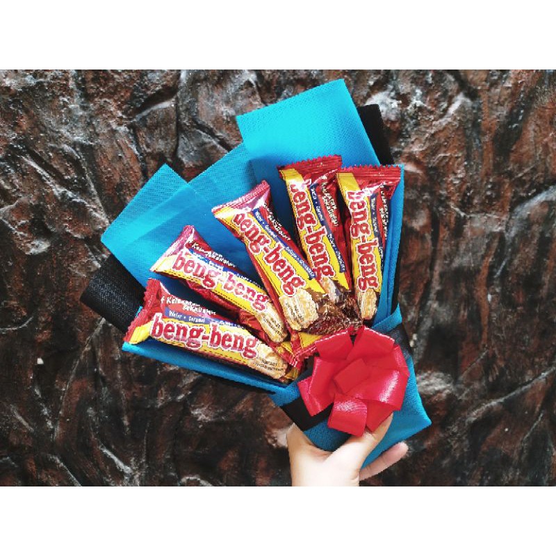 Buket Snack Wisuda Bengbeng Murah Bouquet Graduation Birthday Anniversary Ulang Tahun Souvenir Gift