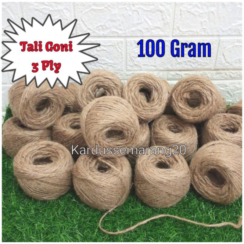 

TALI RAMI/GONI 3 PLY (100 GRAM) UTK TAMBAHAN ACCESORIES HAMPERS SPY LEBIH CANTIK & MENARIK