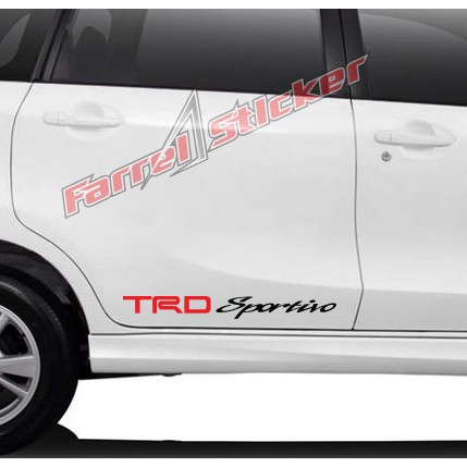 stiker trd sportivo sticker toyota