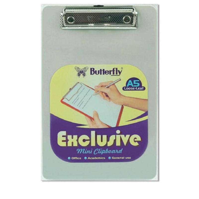 Butterfly Mini Clipboard A5 / Papan Jalan A5 / Papan Ujian