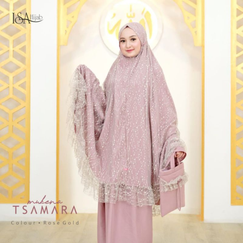 Mukena Tsama by Isa hijab Indonesia Mukena terbaru 2022 Mukena model terbaru 2022 model mukena terba