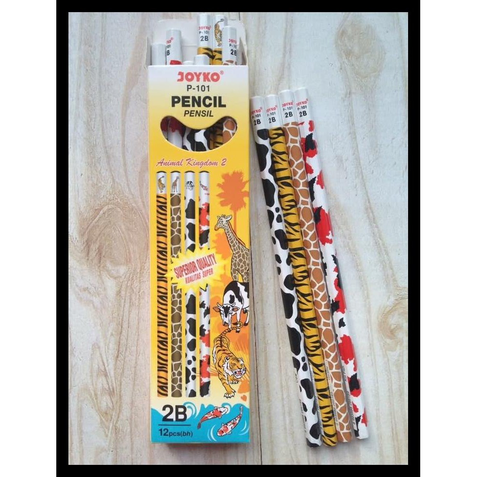 

Terlaris Pensil 2B Joyko P-101 2B Animal ( Per Lusin ) Terbaru