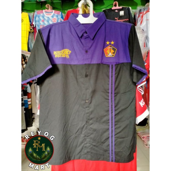 HEM PERSIK KEDIRI KEMEJA UNGU HITAM MACAN PUTIH 1950 PERSIKMANIA TERBARU 202
