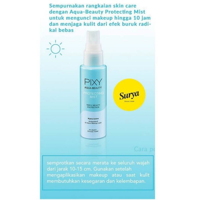 PIXY Aqua protecting mist free alcohol