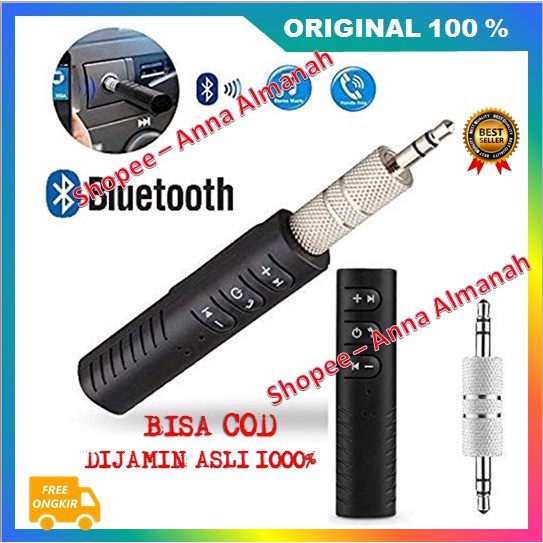 [BISA COD] PROMO Rocket Bluetooth Receiver Audio Receiver Music Receiver 100% ASLI ORIGINAL