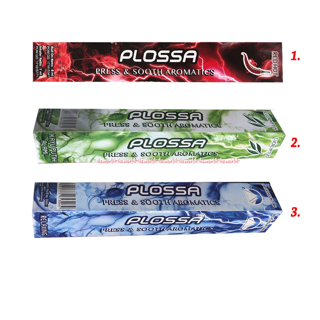 Plossa Press &amp; Sooth Aromatic 10ml Minyak Angin Aromatherphy Untuk Perut Kembung Masuk Angin Plosa