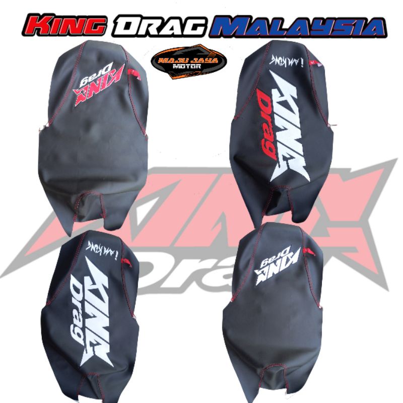 sarung jok king drag original beat,mio,,vario,aerox,bebek,pcx,nmax