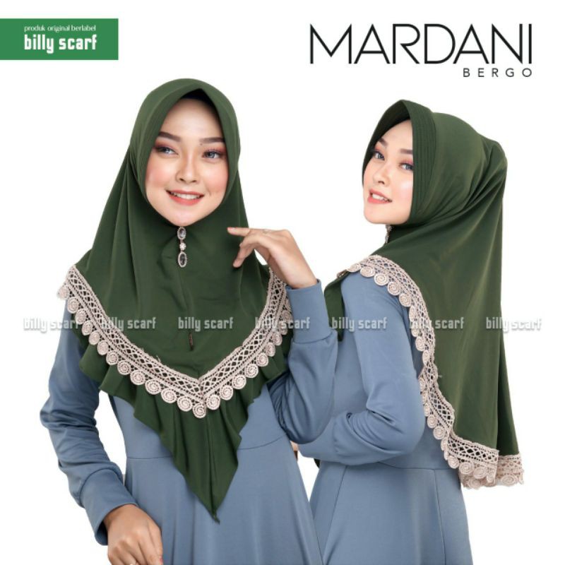 (((ORIGINAL Billy Scraft))) Hijab instan jersey Billy MARDANI
