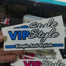 stiker VIP Style stiker motor mobil