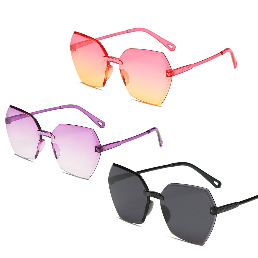 Kacamata Hitam Uv400 Warna Permen Untuk Pria Dan Wanita