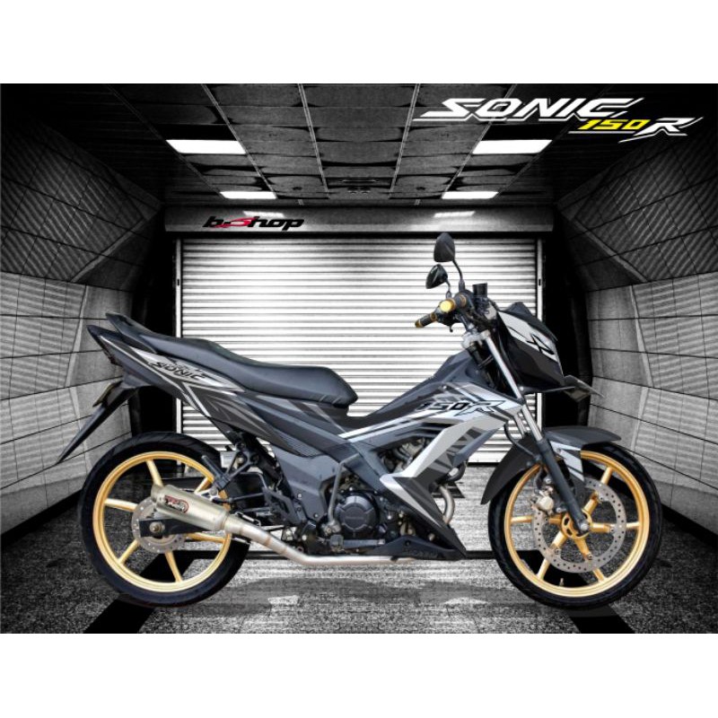 Decal sonic 150 r full body Striping motor sonic full motip Sticker decal sonic 150 variasi