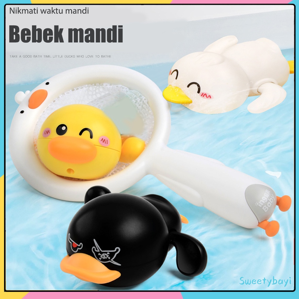 SweetyBayi Mainan mandi bayi Mainan bebek Renang