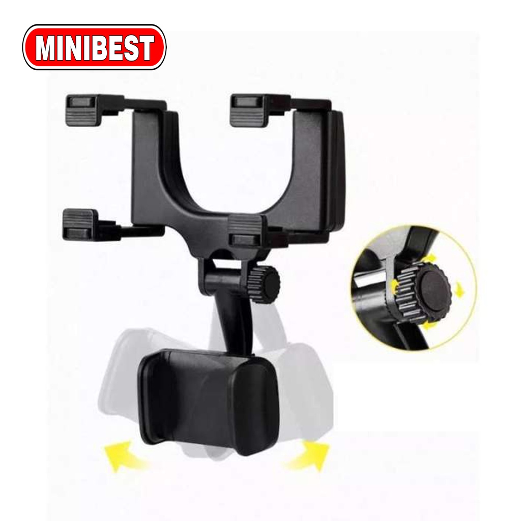 [ TERLARIS ] Holder Hp Spion Tengah Mobil Model Cengkram Car Holder Rear View Holder Hp