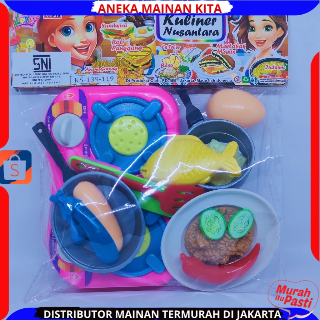 PROMO Mainan Anak Masak Masakan Dapur Set Mainan Anak Perempuan