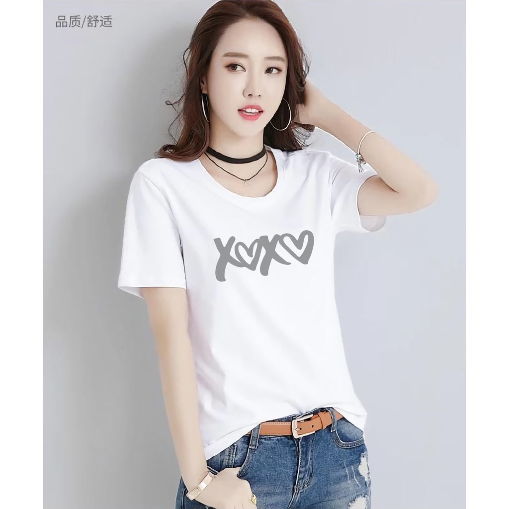 Kaos XOXO premium distro atasan tshirt