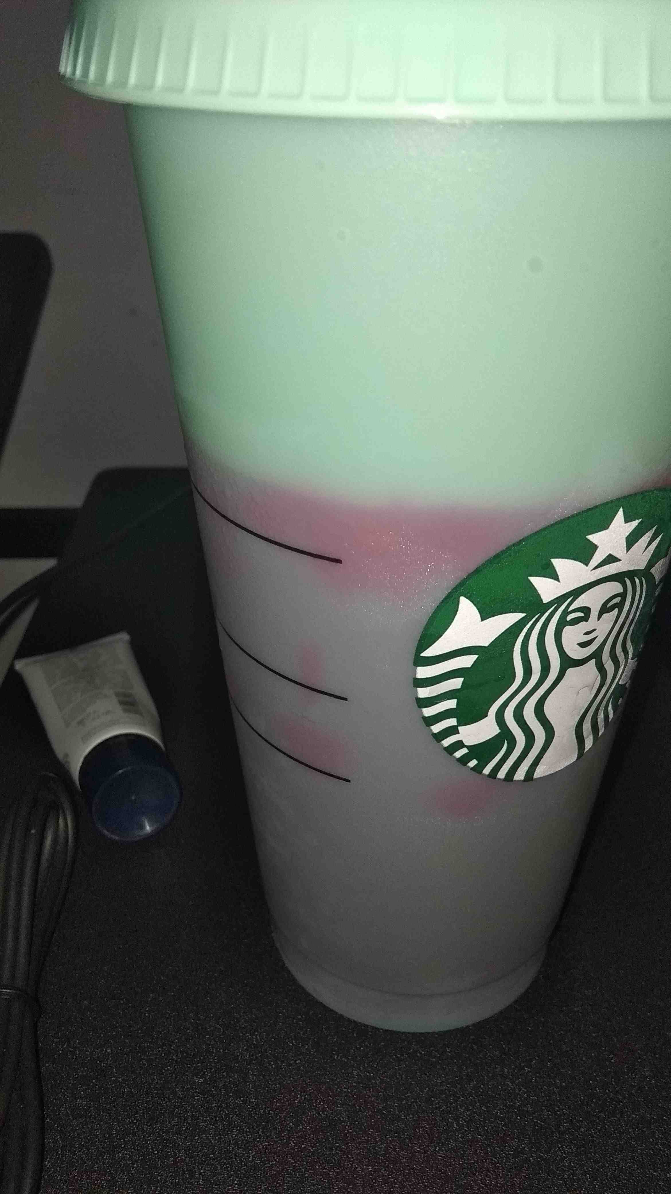 Starbucks Color Changing Reusable Cup