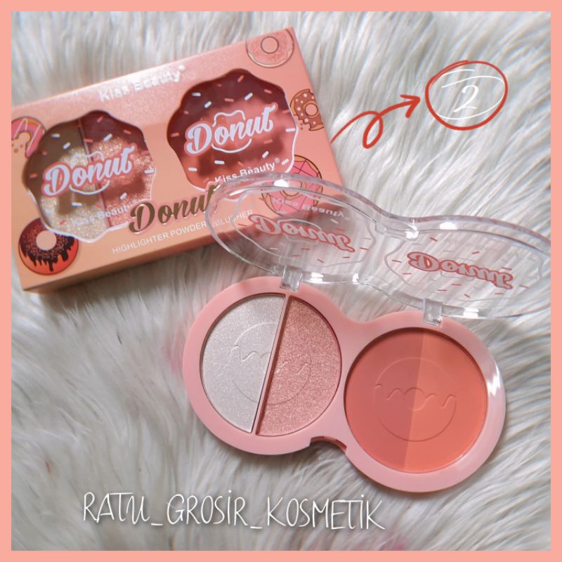 [ECER]HIGHLIGHTER &amp; BLUSHER CAT CLAW KISS BEAUTY NO.83103/HIGHLIGHTER &amp; BLUSHER DONUT KISS BEAUTY NO.83108