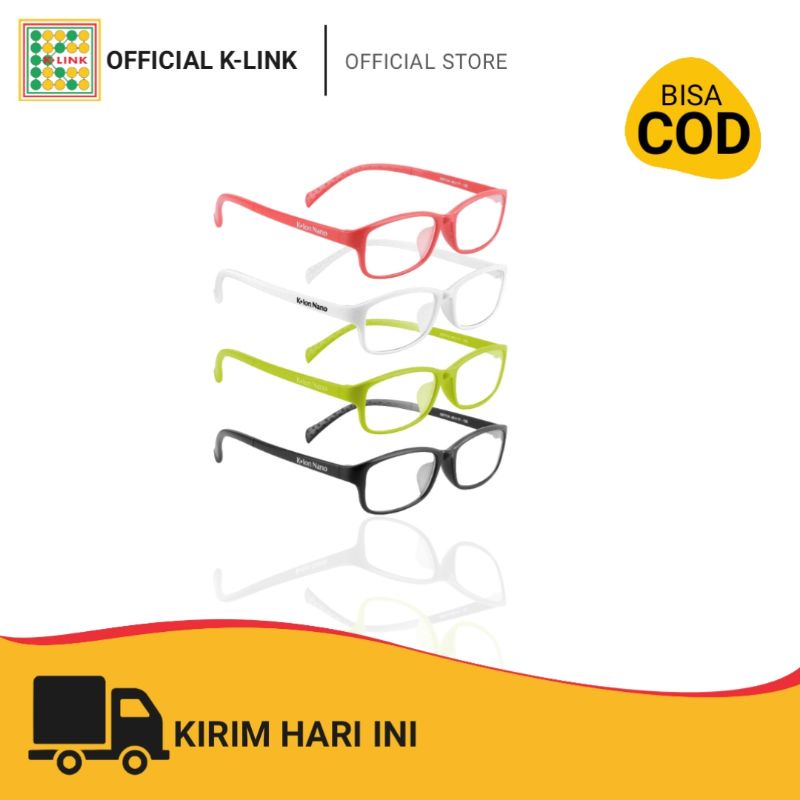 K-Ion Nano Kids  Original Frame Kacamata Terapi Kesehatan Anak Kacamata K-Link Antiradiasi Kaca Mata