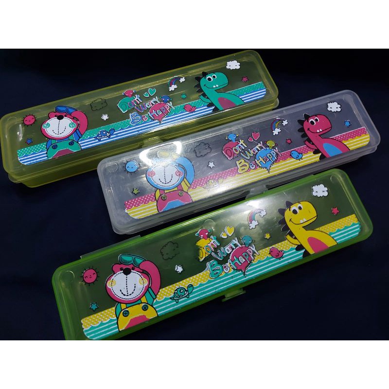 

PGA - KOTAK PENSIL PLASTIK / TEMPAT PENSIL MOTIF / PENCIL CASE PLASTIK