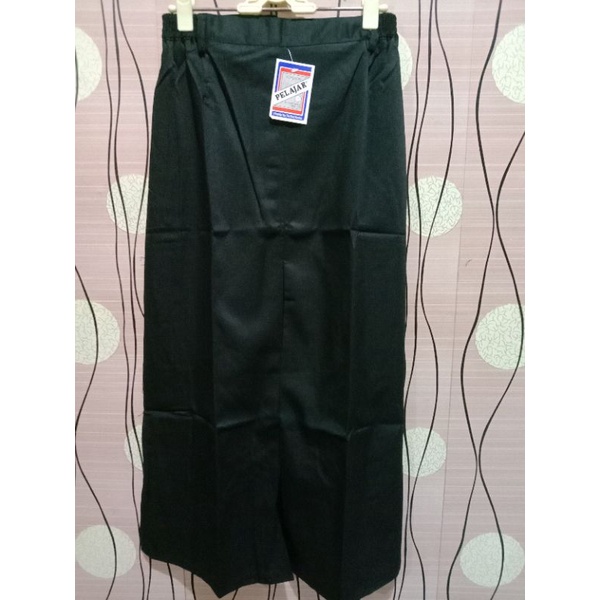 ROK HITAM ALIYAH/ROK HITAM SPAN LIPIT 1 DEPAN/ROK SMA/ROK HITAM SPAN/ROK SEKOLAH