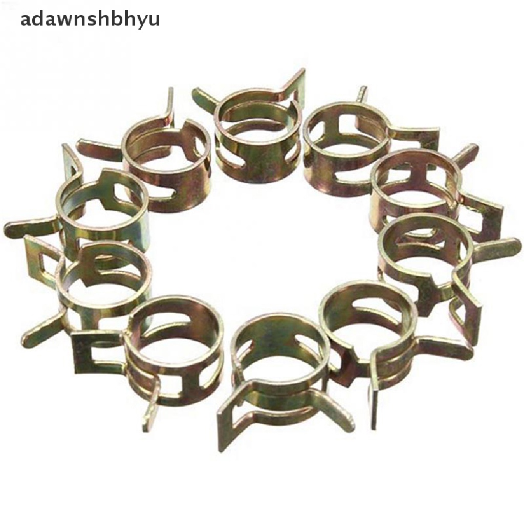 Adawnshbhyu 10Pcs/set Spring Band Selang Bakar Klip Penjepit Pipa Silikon 6mm 7mm 8mm 9mm 10mm