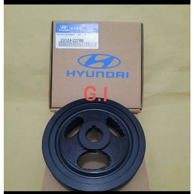 Pully Kruk As Pully Ker As Damper Pulley Crankshaft Hyundai Accent Verna Avega Getz Bimantara Cakra