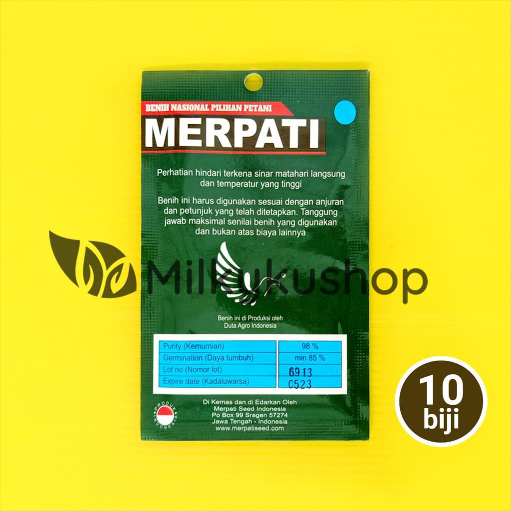 BENIH MERPATI SEED GENTALA F1  OYONG 10 BIJI SACHET KEMASAN PABRIK