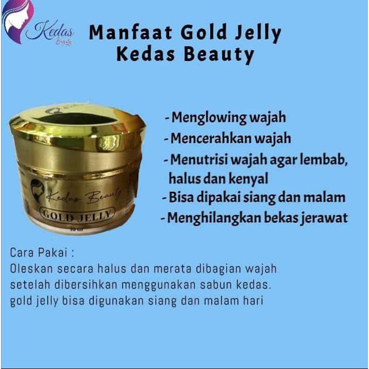 ✨LACIKOSME✨ KEDAS BEAUTY SABUN KEDAS / KEDAS BEAUTY GOLD JELLY / BODY SERUM