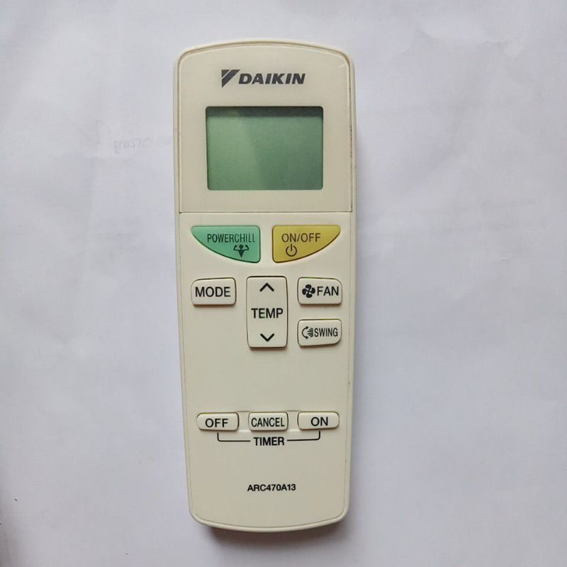 Remote AC Daikin Tipe ARC470A13 Putih