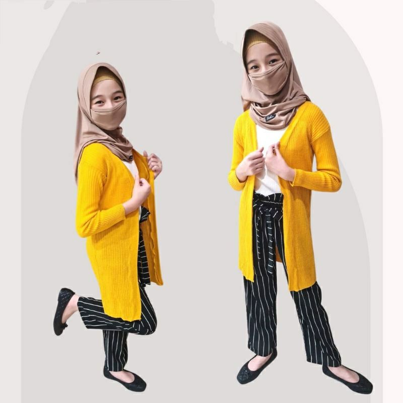 VALENCIA CARDIGAN/CARDIGAN ANAK REMAJA 13-15 TAHUN/CARDIGAN RAJUT REMAJA